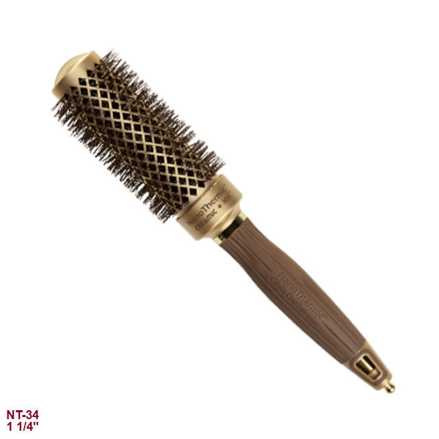 Olivia Garden NanoThermic Ceramic / Ionic Thermal Round Hair Brush 1-1/4"